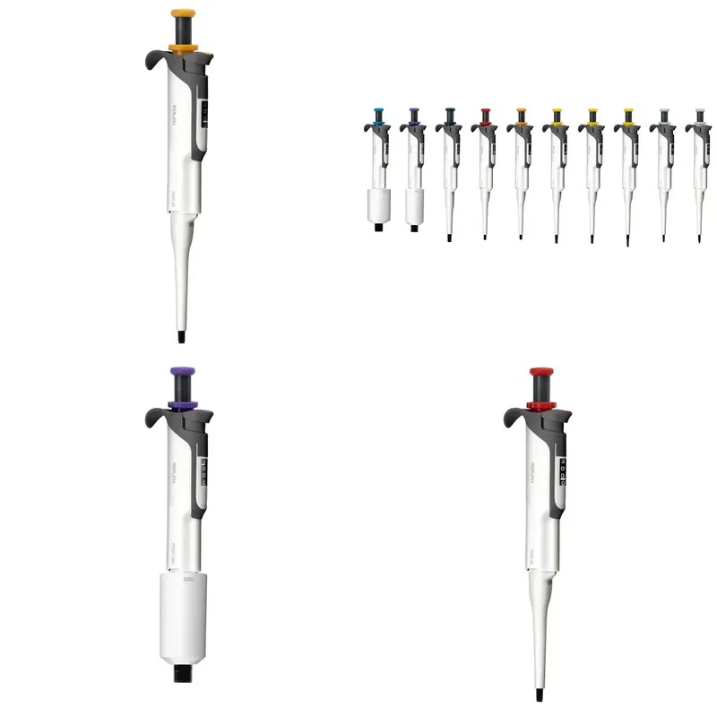 Lab Pipette Tip - Laboratoriumapparatuur Nauwkeurige Chemie Enkelkanaals Handmatig Instelbare