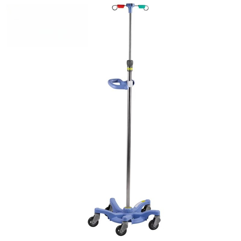 Iv Infusion Pole - Verstelbare ziekenhuisinfuusstandaard, draagbaar, roestvrij staal, infuusdraagbaar