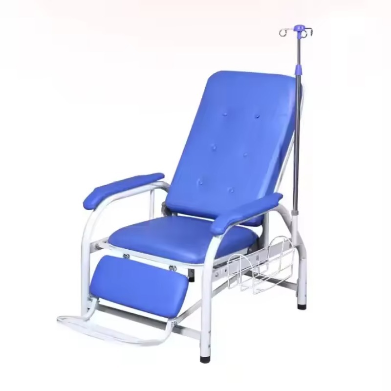 Iv Infusion Pole - Ziekenhuis Comfortabele medische handmatige opvouwbare bloedtransfusie