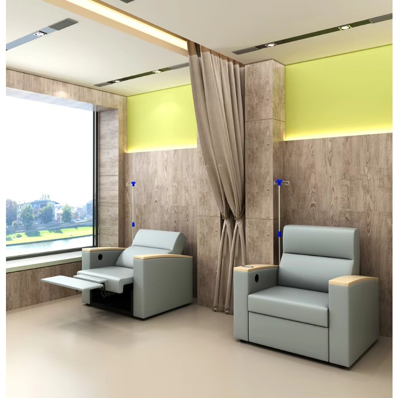 Iv Infusion Pole - Aangepaste therapie zitplaatsen medische ziekenhuisinfusie fauteuil