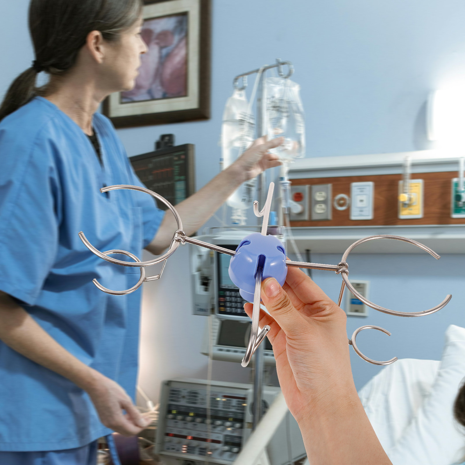 IV-paalhanger, roestvrijstalen - Iv Infusion Pole recensie en prijs