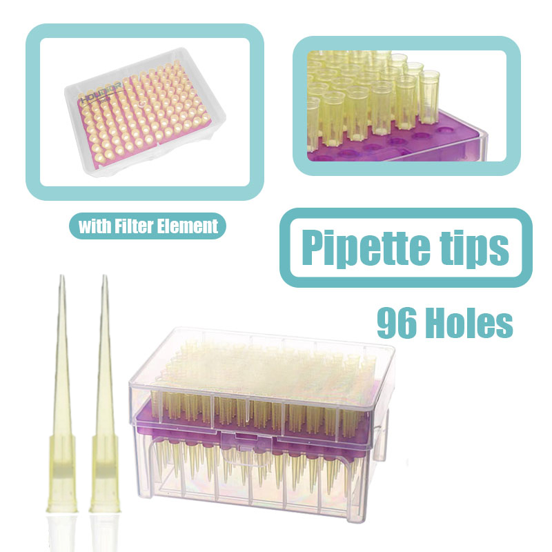 200ul 96 gaten Plastic Pipet T - Lab Pipette Tip recensie en prijs